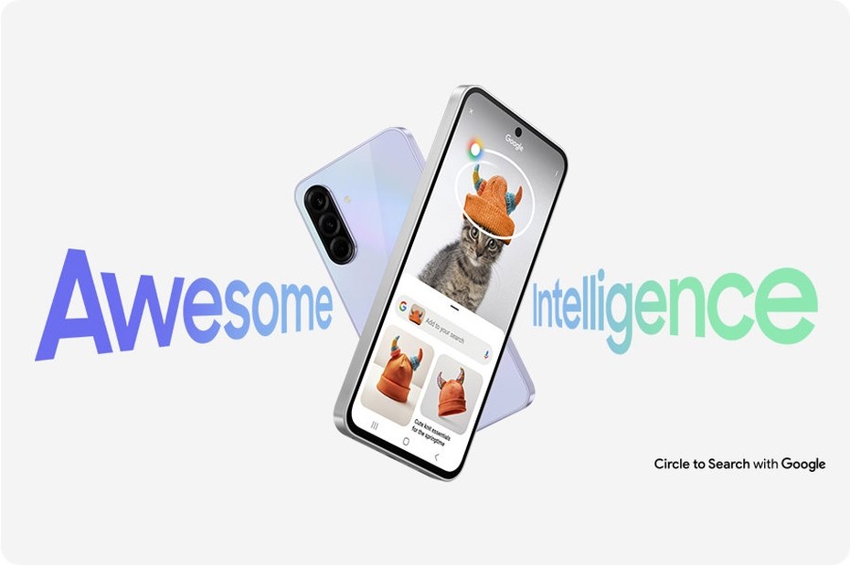 Samsung Galaxy A36 5G circle to search